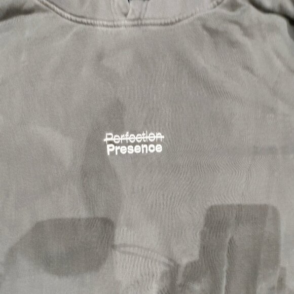 TWLOHA grey hoodie, the world needs your presence not your perfection - Picture 3 of 8